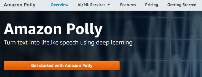 amazon poly text to speech software